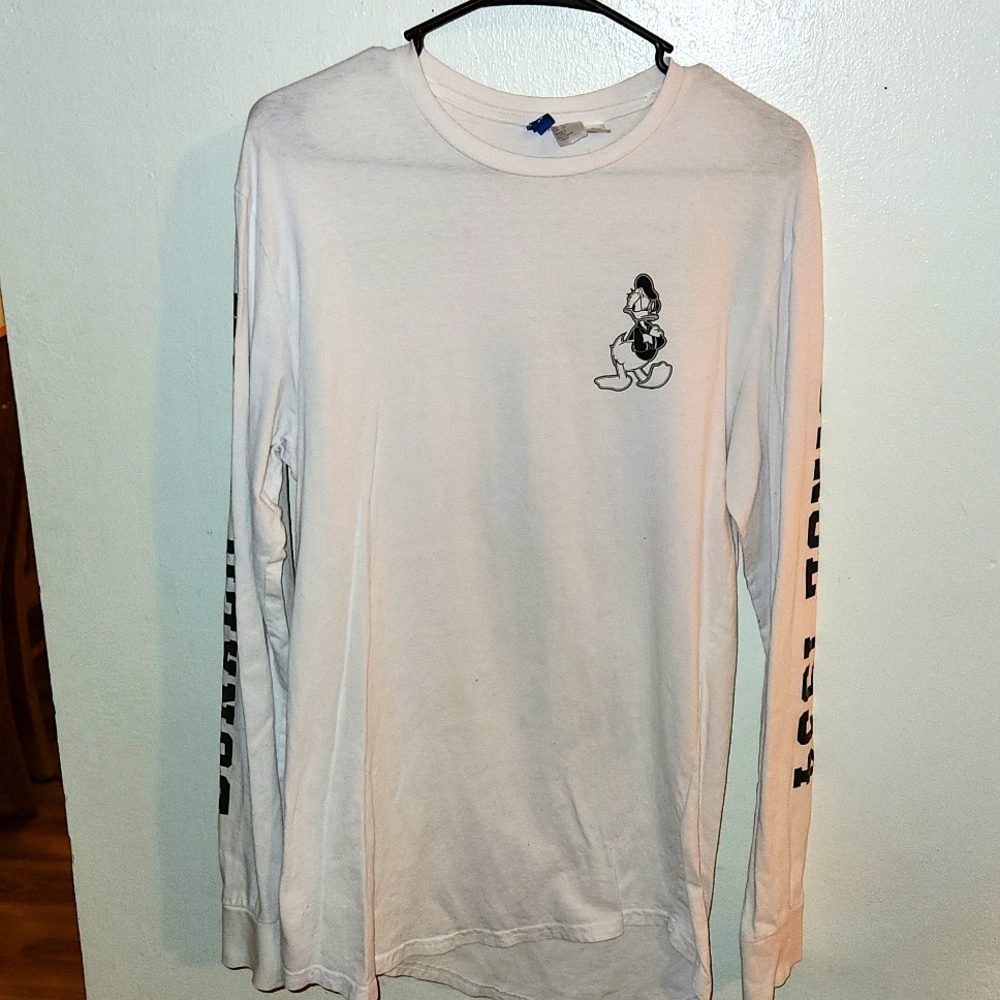 H&M × Disney Collab Donald Duck Long Sleeve Tee